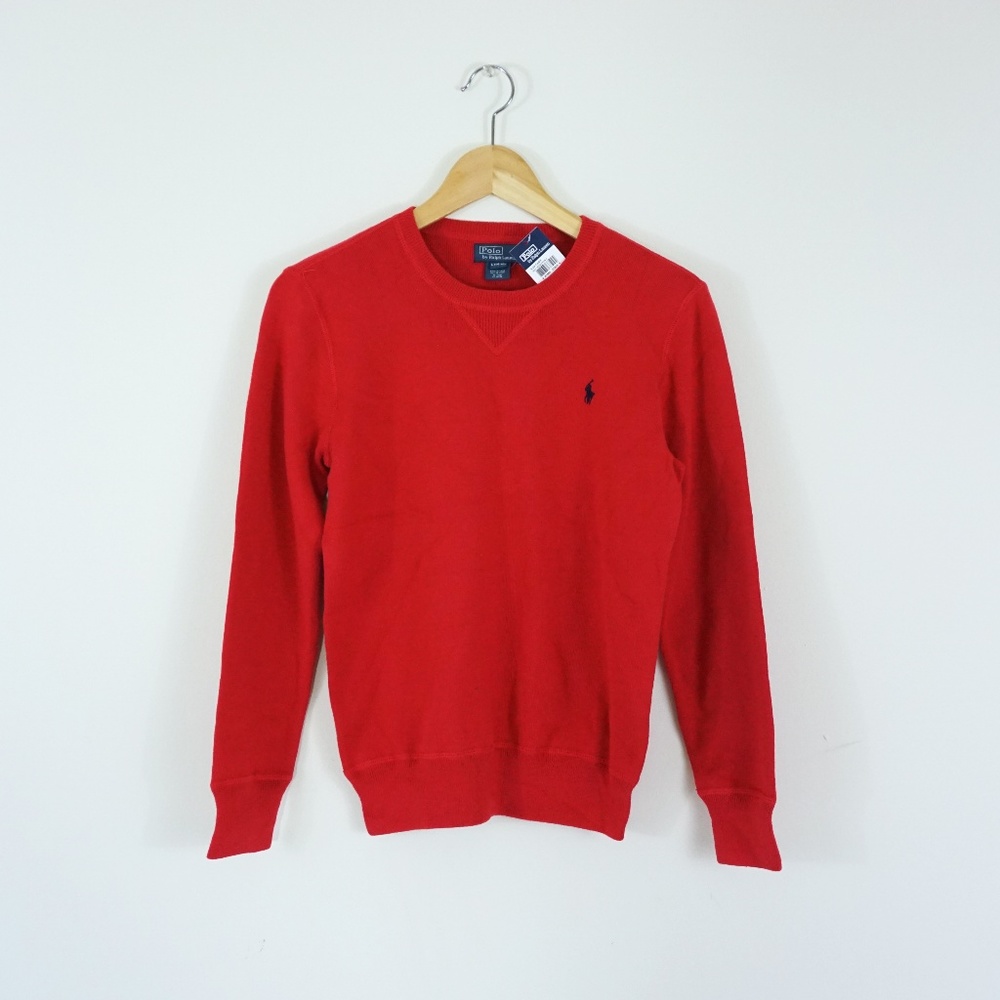 NWT Polo Ralph Lauren Youth Sweater Red L
